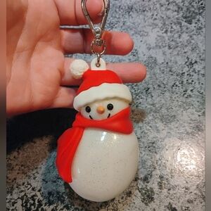 Bath & Body Works Snowman Bath Accessory - Red and White